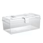 Scatola per medicinali portatile Scatola per medicinali in plastica per la conservazione a casa, stile: lungo grande