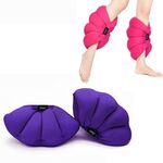 Fannis Donne in gravidanza Cuscino anti-pressione Comfort Cuscino per gamba bellissima, dimensione: 35x15x15cm (viola)