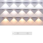 Barra di luce del corpo umano a LED ULTRA-sottile, lunghezza: 30 cm (Space Silver)