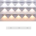Barra luminosa per il sensore del corpo umano a led ultra-sottile, lunghezza: 40 cm (Space Silver)