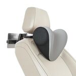 A09 seggiolino per automobile Memory foam cuscino per collo comodo, stile: con supporto (grigio)