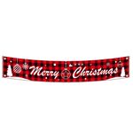 Ornamenti natalizi Lettere Banner Banner Festive Scene Disposition Props, Dimensioni: 300 x 50 cm (002)