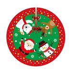 Gonna per albero di Natale tappeto Cover Cover Mat (002)