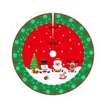 Gonna per albero di Natale tappeto Cover Cover Mat (003)