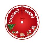 Gonna per albero di Natale tappeto Cover Cover Mat (005)