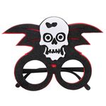 3 PCS Halloween Decorazione Scheletro di occhiali divertenti Scheletro Spider Horror Props Skull