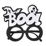 3 PCS Halloween Decorazione Scheletro di occhiali divertenti Scheletro Spider Horror Props Alphabet Skull