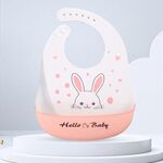 Spray per bambini spray impermeabile in silicone bavaga asciugamano di saliva ultra-sottile, modello: coniglio batt2