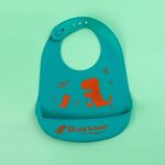 Spray per bambini spray impermeabile in silicone bavaga asciugamano di saliva ultra-sottile, schema: grande e piccolo dinosauro
