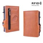 Porta della scheda multi-compartimento X-85 RFID per Airtag (albicocca)