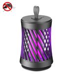 C16 Silent Electric Mosquito Killer Home USB Night Light (grigio scuro)