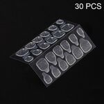 30 PC 24 adesivi/foglio Nail art Glue a doppia faccia, Specifica: con rientro