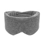 Mascherina oversize in cotone traspirante oscurante per dormire (grigio)