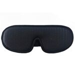 Maschera per occhi per dormire con ombreggiatura traspirante 3D (nera)