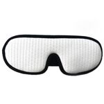 Maschera per occhi per dormire con ombreggiatura traspirante 3D (bianca)