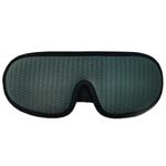 Maschera per occhi per dormire con ombreggiatura traspirante 3D (verde)