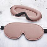 Maschera per gli occhi ombreggiante per il sonno vuota traspirante tridimensionale, specifica: colore champagne