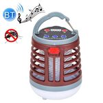 Audio Bluetooth Ricarica USB Illuminazione Trappola per zanzare (W881 Marrone)