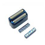 Copricapo per rasoio elettrico per Babylis, stile: coperchio nero + rete per coltello d'oro + testa per coltello