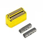 Copricapo per rasoio elettrico per Babylis, stile: coperchio dorato + rete per coltello + testa per coltello