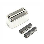 Copricapo per rasoio elettrico per Babylis, stile: coperchio argento + rete per coltello argento + testa per coltello