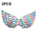 3 PCS Bambini Prom Dress Up Ali Elfo Ali Colorate Puntelli Costume Party (Arcobaleno Chiaro)