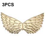 3 PCS Bambini Prom Dress Up Ali Elfo Ali Colorate Puntelli Costume Party (Oro)