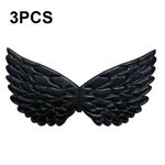 3 PCS Bambini Prom Dress Up Ali Elfo Ali Colorate Puntelli Costume Party (Nero)
