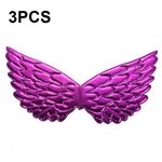 3 PCS Bambini Prom Dress Up Ali Elfo Ali Colorate Puntelli Costume Party (Viola Profondo)