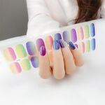 Adesivo per unghie impermeabile stellato con polvere di cipolla lucida a 22 dita (ZX-3039)