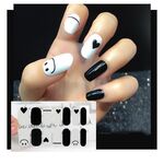 10 PCS 3D Hot Stamping Impermeabile Nail Art Sticker (Z/A091)