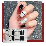 Adesivo per nail art impermeabile con stampa a caldo 3D da 10 pezzi (Z/A092)