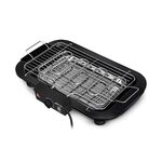 Griglia per barbecue elettrica da 1800 W, spina europea (nera)