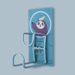 JM004 Supporto a parete per cucina da bagno in acciaio inossidabile per cartone animato (bradipi)
