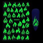 5 PCS TZ0290 Adesivi per unghie luminosi per feste di Halloween(04)