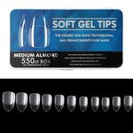 Piastra per unghie per manicure senza cuciture ultrasottile antigraffio, forma: 04 goccia d'acqua corta mezza sabbia