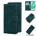 Per OnePlus 9 Pro Skin Feel Pure Color flip custodia in pelle flip (verde)