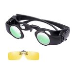 8x Binocolo da pesca Occhiali telescopici zoomabili, Stile: Telescopio + clip giallo