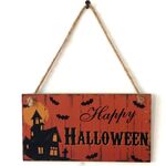 2 PCS Halloween Ghost Festival Artigianato in legno Elenco decorazione regalo Hanging Board (JM00579)