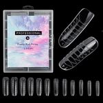 2 Scatole Nail Crystal Rapid Light Therapy Extension Nail Model, Forma: 120 PZ 02