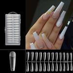 240 pezzi per unghie sottili smerigliati per manicure estesa senza incisione WH-107 Numero singolo 5-9