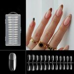 240 pezzi per unghie sottili smerigliati per manicure estesa senza incisione WH-108 Numero singolo 5-9