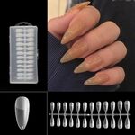 240 pezzi per unghie sottili smerigliati per manicure estesa senza incisione WH-109 Numero singolo 5-9