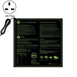 Pad riscaldante per piantina impermeabile 20 x 20 pollici Pad riscaldante a temperatura costante (spina britannica 240 V)