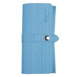 Portasigarette elettroniche a chiusura automatica ROYALCO per Juul, stile: motivo in tessuto (blu)