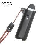 Custodia protettiva anti-goccia per sigaretta elettronica 2 pezzi con cordino per Uwell Caliburn (nero)