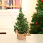 Decorazione del desktop della finestra del centro commerciale dell'albero di Natale della parte inferiore della canapa di 3 pezzi, dimensioni: A-S11 20cm