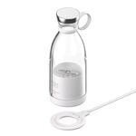 Mini spremiagrumi elettrico portatile per esterni con ricarica wireless (bianco)