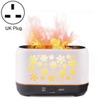 Simulazione 3D desktop umidificatore per macchina affumicata con incenso di fiamma, colore:bianco (spina britannica)