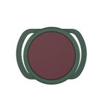Custodia in silicone anti-smarrimento da 2 pezzi per AirTag, dimensioni: 35 mm (verde scuro + rosso vino)